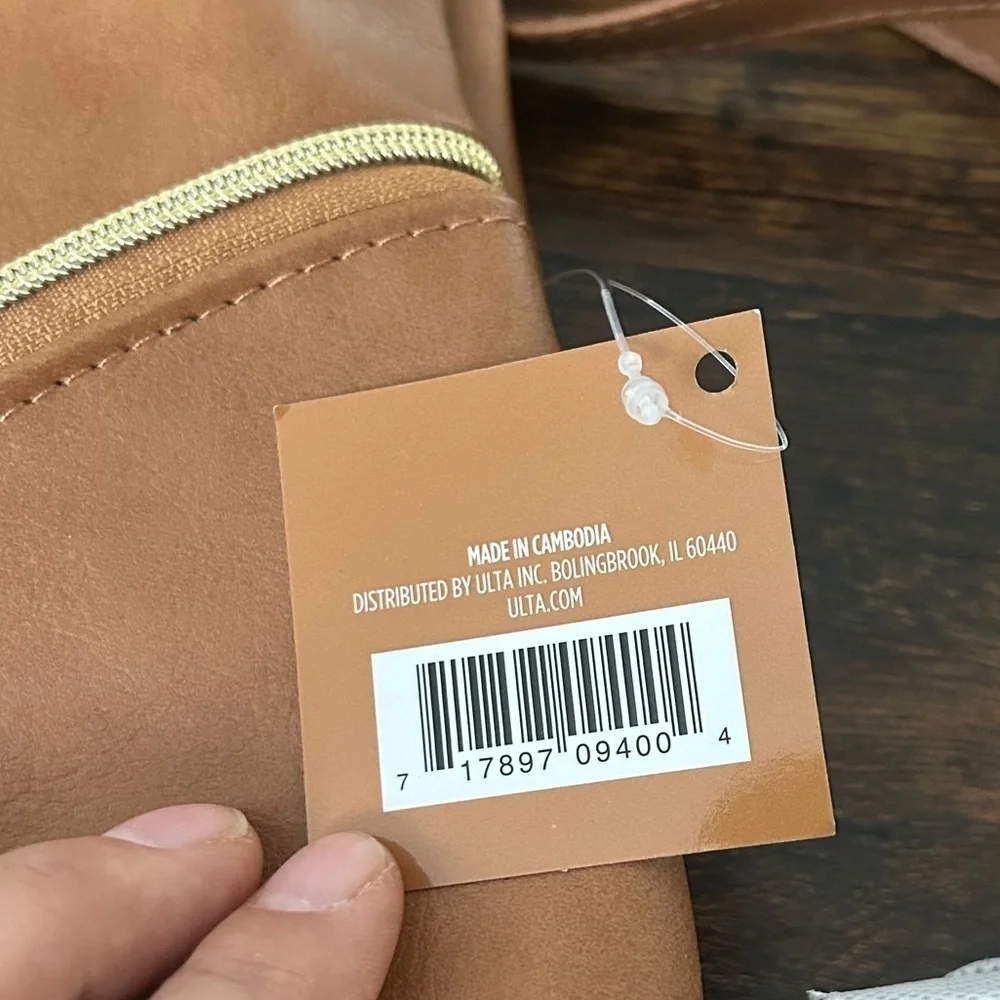 NWT Ulta Beauty Tan Women's Backpack Classic Neutral